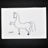 SYLVIO PINTO (1918-1997)<br />UM CAVALO<br />MED: 11 X 16