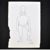 SYLVIO PINTO (1918-1997)<br />Palhaço sem rosto<br />MED: 23 X 16