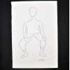 SYLVIO PINTO (1918-1997)<br />Figura humana 1<br />MED: 23 X 16
