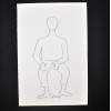 SYLVIO PINTO (1918-1997)<br />Figura humana 2<br />MED: 23 X 16