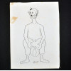 SYLVIO PINTO (1918-1997)<br />Palhaço sentado com bola.<br />MED: 21 X 16