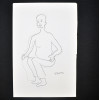 SYLVIO PINTO (1918-1997)<br />Modelo careca<br />MED: 23 X 16