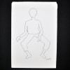 SYLVIO PINTO (1918-1997)<br />HOMEM SEM FACE<br />MED: 23 X 16