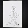 SYLVIO PINTO (1918-1997)<br />Palhaço no banquinho (2)<br />MED: 23 X 16