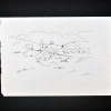 SYLVIO PINTO (1918-1997)<br />Cidade histórica mineira.<br />Grafite e bico de pena.<br />MED: 16 X 23