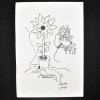 SYLVIO PINTO (1918-1997)<br />Vasos de flores, 1996.<br />Grafite e caneta Pilot.<br />MED: 15 X 21