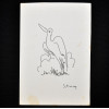 SYLVIO PINTO (1918-1997)<br />Garça<br />MED: 16 X 11