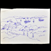 SYLVIO PINTO (1918-1997)<br />Ponta d'Areia. Caneta esferográfica.<br />MED: 15 X 22