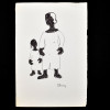 SYLVIO PINTO (1918-1997)<br />Mãe preta e sua filhinha.<br />MED: 23 X 16