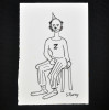 SYLVIO PINTO (1918-1997)<br />Palhaço Z<br />MED: 16 X 11