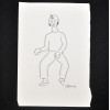 SYLVIO PINTO (1918-1997)<br />Palhacinho chapéu de cone.<br />MED: 16 X 11