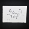 SYLVIO PINTO (1918-1997)<br />Um cavalo e meio<br />MED: 11 X 15