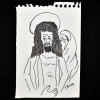 SYLVIO PINTO (1918-1997)<br />O Cristo<br />MED: 16 X 11