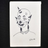 SYLVIO PINTO (1918-1997)<br />Palhaço desdentado.<br />MED: 16 X 11