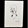 SYLVIO PINTO (1918-1997)<br />Velho palhaço.<br />MED: 15 X 11