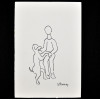 SYLVIO PINTO (1918-1997)<br />Cãozinho amigo.<br />MED: 16 X 11