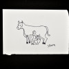 SYLVIO PINTO (1918-1997)<br />Ordenhando a vaca (2)<br />MED: 11 X 16