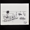 SYLVIO PINTO (1918-1997)<br />Ponta e barquinhos, 1996.<br />MED: 11 X 14