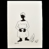 SYLVIO PINTO (1918-1997)<br />A negra e suas galinhas.<br />MED: 21 X 16