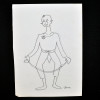 SYLVIO PINTO (1918-1997)<br />Palhaço pulando corda.<br />MED: 21 X 16