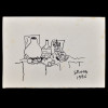 SYLVIO PINTO (1918-1997)<br />Natureza morta, 1996.<br />MED: 11 X 15