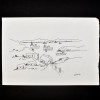 SYLVIO PINTO (1918-1997)<br />Ponta d'Areia panorâmico<br />MED: 16 X 23