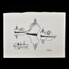 SYLVIO PINTO (1918-1997)<br />Quatro embarcações estilizadas<br />MED: 16 X 22