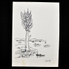 SYLVIO PINTO (1918-1997)<br />Ponta com árvore frondosa<br />MED: 22 X 16