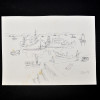 SYLVIO PINTO (1918-1997)<br />Cais em degraus e perspectivas<br />MED: 15 X 20