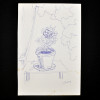 SYLVIO PINTO (1918-1997)<br />Vaso com suculenta.<br />MED: 22 X 15