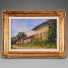 <p>TULIO MUGNAINI (1895 - 1975) &Oacute;leo sobre tela. Medidas: 27 x 41 cm. / 40,5 x 54 cm. Paisagem de It&uacute;, SP, 1974 A hist&oacute;ria de Tulio Mugnaini &eacute; uma saga de determina&ccedil;&atilde;o, talento e uma busca incans&aacute;vel pela excel&ecirc;ncia art&iacute;stica que o levou dos corredores do Liceu de Artes e Of&iacute;cios de S&atilde;o Paulo aos prestigiados sal&otilde;es de Paris e al&eacute;m. Nascido no contexto efervescente da arte brasileira, Mugnaini rapidamente se destacou como uma estrela em ascens&atilde;o, buscando aprimoramento na Floren&ccedil;a e, posteriormente, em Roma, durante os turbulentos anos da Primeira Guerra Mundial. Apesar das adversidades financeiras da guerra, Mugnaini n&atilde;o se deixou deter, enviando suas obras para o Brasil em busca de reconhecimento e sustento. Seu talento logo chamou a aten&ccedil;&atilde;o al&eacute;m das fronteiras, levando-o a expor em prestigiados sal&otilde;es franceses, como o Salon des Artistes Fran&ccedil;ais e o Salon de la Soci&eacute;t&eacute; Nationale des Beaux Arts. O reconhecimento internacional pavimentou seu retorno triunfante ao Brasil, onde Mugnaini se estabeleceu como uma figura proeminente na cena art&iacute;stica. Sua contribui&ccedil;&atilde;o para a exposi&ccedil;&atilde;o do Grupo Almeida J&uacute;nior em 1929 solidificou sua posi&ccedil;&atilde;o como um dos grandes mestres da pintura brasileira. Instalando seu ateli&ecirc; no prestigioso Palacete Santa Helena, Mugnaini n&atilde;o apenas continuou a produzir obras de grande impacto, mas tamb&eacute;m compartilhou seu conhecimento como professor por tr&ecirc;s d&eacute;cadas. Sua trajet&oacute;ria culminou em um papel de lideran&ccedil;a como diretor da Pinacoteca do Estado de S&atilde;o Paulo, onde sua vis&atilde;o e paix&atilde;o pela arte moldaram o destino dessa institui&ccedil;&atilde;o ic&ocirc;nica. Tulio Mugnaini n&atilde;o apenas pintou paisagens e retratos, mas tamb&eacute;m deixou uma marca indel&eacute;vel na hist&oacute;ria da arte brasileira, inspirando gera&ccedil;&otilde;es futuras a alcan&ccedil;ar as alturas da excel&ecirc;ncia criativa</p>