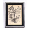 <p>RAPOPORT, ALEXANDRE (Rio de Janeiro, 1929) Figura e igreja. Estudo. Desenho a carv&atilde;o sobre papel Assinado no canto inferior direito. No canto inferior esquerdo, assinatura e inscri&ccedil;&atilde;o I Ano Arquitetura Primeira Prova parcial. Medidas: 38 x 27,5 cm. Emoldurado: 48,5 x 38 cm. ALEXANDRE RAPOPORT (Rio de Janeiro, 1929) &eacute; um pintor, arquiteto, desenhista e gravador brasileiro. Autodidata descendente de asquenazes russos, come&ccedil;ou a pintar na Faculdade de Arquitetura, antes do final da d&eacute;cada de 1950. Estudou desenho com Ubi Paiva e, enquanto estudante, assistiu &agrave;s aulas de gravura de Raymundo Cella, na Escola Nacional de Belas Artes; foi ent&atilde;o que participou de suas primeiras exposi&ccedil;&otilde;es coletivas promovidas pelo Governo Federal. Teve contato com C&acirc;ndido Portinari, cujas influ&ecirc;ncias permeiam sua obra at&eacute; hoje. Viajou pela Am&eacute;rica Latina inteira, onde tem grande fama. Foi tamb&eacute;m professor da disciplina de Composi&ccedil;&atilde;o Decorativa na faculdade em que se formou. Ainda na d&eacute;cada de 50 ganhou a Men&ccedil;&atilde;o Honrosa no Sal&atilde;o Nacional de Belas Artes. De 1956 at&eacute; aproximadamente 1972, dedicou-se tamb&eacute;m ao desenho industrial, expondo no Brasil e exterior. Al&eacute;m do Brasil, possui trabalhos em diversas cole&ccedil;&otilde;es particulares e institui&ccedil;&otilde;es p&uacute;blicas, em Roma, Viena, Zurique, Nova Iorque, T&oacute;quio, Paris, Buenos Aires, Antu&eacute;rpia, Washington e Jerusal&eacute;m. &Eacute; considerado um surrealista, e sua obra tem grande fama e liquidez. Por um breve momento, na d&eacute;cada de 1960, tamb&eacute;m fez design de mobili&aacute;rio.</p>