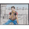 <p>SIMONE RIBEIRO 40 X 28 GRAFITE E L&Aacute;PIS DE COR SOBRE CANSON DO LADO DE DENTRO DO MURO DA CISJORD&Acirc;NIA, BEL&Eacute;M, 2012.</p>