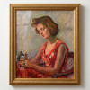 <p>ANNE MARIE NIVOULIÈS DE PIERREFORT (Toulon, França, 6 de janeiro de 1879 - Rio de Janeiro, 1968) A Bela do vestido vermelho Assinado no c.i.d. Óleo sobre tela colado em eucatex Medidas: 72 x 59 cm. Emoldurado: 83,5 x 70,5 cm. Marie Nivouliès de Pierrefort (1879-1968) foi uma renomada pintora impressionista francesa. Nascida em 6 de janeiro de 1879, na cidade de Toulon, na França, Marie Nivouliès de Pierrefort demonstrou interesse e talento pela pintura desde muito jovem. Após frequentar uma escola católica dirigida por freiras, ela obteve uma bolsa de estudos na renomada Escola de Belas Artes de Paris. Durante seus estudos em Paris, Marie teve a oportunidade de conhecer e frequentar os ateliês de pintores impressionistas famosos, como Pierre Auguste Renoir e Pierre Bonnard. Esses encontros foram fundamentais para sua formação artística e influenciaram seu estilo e abordagem artística. Em 1910, Marie foi premiada com uma viagem para a Escola de Belas Artes de Paris, onde teve a oportunidade de viajar para a Tunísia, no norte da África. Durante essa viagem, ela se inspirou nas paisagens clássicas do Mediterrâneo e produziu diversas obras que retratavam a beleza e a atmosfera da região. Em 1911, casou-se com Paul Ternisien, um músico com quem teve um único filho, porém com sérios problemas de saúde. Portador de hidrocefalia, o menino viveu anos de luta contra o mal, vindo a falecer, ainda na França, em 1923, aos sete anos de idade. Em 1938, Marie Nivouliès de Pierrefort mudou-se para o Brasil, mais precisamente para a ilha de Paquetá, no Rio de Janeiro. Foi nesse período que ela pintou várias paisagens a partir da vista de sua janela, capturando a beleza do entorno. Na cidade do Rio de Janeiro, viveu na rua Pinheiro Machado e na Ladeira da Glória. Seu marido faleceu em 1944. Suas pinturas retratando o Rio de Janeiro foram muito apreciadas, e ela teve a oportunidade de realizar duas exposições individuais no Museu Nacional de Belas Artes, uma de 1946 a 1956. Além disso, Marie também expôs suas obras em outros locais renomados, como o Salão Independente em Paris, o Salão Nacional de Belas Artes no Rio de Janeiro e o Primeiro Salão Municipal de Belas Artes do Rio de Janeiro. Sua contribuição para a arte impressionista foi reconhecida em retrospectivas em sua homenagem no Museu Nacional de Belas Artes do Rio de Janeiro, no MASP, no Museu de Arte de Buenos Aires e no Museu Nacional de Toulon, sua cidade natal. Marie Nivouliès de Pierrefort assinava inicialmente como Nivouliès, mas depois descobriu sua linha genealógica ascendente que a ligava aos condes de Pierrefort. A partir de 1937, passou a assinar como Nivouliès de Pierrefort. Algumas de suas obras também podem ser encontradas com a assinatura Marie de Nivouliès ou apenas Pierrefort. Apesar das dificuldades enfrentadas ao longo de sua vida, como a pobreza, a perda de entes queridos e problemas de saúde, Marie Nivouliès de Pierrefort deixou um legado significativo no campo das artes. Sua dedicação à pintura impressionista e sua habilidade em retratar paisagens e cenas da vida cotidiana continuam a ser apreciadas até os dias de hoje. Faleceu em 1968, no Asilo São Luís para a Velhice.</p> <p>ANNE MARIE NIVOULIÈS DE PIERREFORT (Toulon, França, 6 de janeiro de 1879 - Rio de Janeiro, 1968) A Bela do vestido vermelho Assinado no c.i.d. Óleo sobre tela colado em eucatex Medidas: 72 x 59 cm. Emoldurado: 83,5 x 70,5 cm. Marie Nivouliès de Pierrefort (1879-1968) foi uma renomada pintora impressionista francesa. Nascida em 6 de janeiro de 1879, na cidade de Toulon, na França, Marie Nivouliès de Pierrefort demonstrou interesse e talento pela pintura desde muito jovem. Após frequentar uma escola católica dirigida por freiras, ela obteve uma bolsa de estudos na renomada Escola de Belas Artes de Paris. Durante seus estudos em Paris, Marie teve a oportunidade de conhecer e frequentar os ateliês de pintores impressionistas famosos, como Pierre Auguste Renoir e Pierre Bonnard. Esses encontros foram fundamentais para sua formação artística e influenciaram seu estilo e abordagem artística. Em 1910, Marie foi premiada com uma viagem para a Escola de Belas Artes de Paris, onde teve a oportunidade de viajar para a Tunísia, no norte da África. Durante essa viagem, ela se inspirou nas paisagens clássicas do Mediterrâneo e produziu diversas obras que retratavam a beleza e a atmosfera da região. Em 1911, casou-se com Paul Ternisien, um músico com quem teve um único filho, porém com sérios problemas de saúde. Portador de hidrocefalia, o menino viveu anos de luta contra o mal, vindo a falecer, ainda na França, em 1923, aos sete anos de idade. Em 1938, Marie Nivouliès de Pierrefort mudou-se para o Brasil, mais precisamente para a ilha de Paquetá, no Rio de Janeiro. Foi nesse período que ela pintou várias paisagens a partir da vista de sua janela, capturando a beleza do entorno. Na cidade do Rio de Janeiro, viveu na rua Pinheiro Machado e na Ladeira da Glória. Seu marido faleceu em 1944. Suas pinturas retratando o Rio de Janeiro foram muito apreciadas, e ela teve a oportunidade de realizar duas exposições individuais no Museu Nacional de Belas Artes, uma de 1946 a 1956. Além disso, Marie também expôs suas obras em outros locais renomados, como o Salão Independente em Paris, o Salão Nacional de Belas Artes no Rio de Janeiro e o Primeiro Salão Municipal de Belas Artes do Rio de Janeiro. Sua contribuição para a arte impressionista foi reconhecida em retrospectivas em sua homenagem no Museu Nacional de Belas Artes do Rio de Janeiro, no MASP, no Museu de Arte de Buenos Aires e no Museu Nacional de Toulon, sua cidade natal. Marie Nivouliès de Pierrefort assinava inicialmente como Nivouliès, mas depois descobriu sua linha genealógica ascendente que a ligava aos condes de Pierrefort. A partir de 1937, passou a assinar como Nivouliès de Pierrefort. Algumas de suas obras também podem ser encontradas com a assinatura Marie de Nivouliès ou apenas Pierrefort. Apesar das dificuldades enfrentadas ao longo de sua vida, como a pobreza, a perda de entes queridos e problemas de saúde, Marie Nivouliès de Pierrefort deixou um legado significativo no campo das artes. Sua dedicação à pintura impressionista e sua habilidade em retratar paisagens e cenas da vida cotidiana continuam a ser apreciadas até os dias de hoje. Faleceu em 1968, no Asilo São Luís para a Velhice.</p>