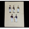 <p>JOS&Eacute; WASTH RODRIGUES (S&atilde;o Paulo, 1891 - Rio de Janeiro, 1957) 32x23 cm. Aquareladas &agrave; m&atilde;o ESTAMPA N. 23 &mdash; Bahia, 1798: Official do 1&deg; Regimento de Milicias, chamado de Uteis; Soldado do 2&deg; Regimento de Milicias, tambem chamado de Uteis; Soldado do 5&ordm; Regimento de Milicias, chamado de Henriques; Official da Companhia de Familiares; Official da Companhia de Assalto. ESTAMPA N. 24&mdash; Rio de Janeiro, 1800: Soldado da Companhia de Granadeiros do 1&deg; Regimento de Linha; Soldado das Companhias de Fusileiros do 2&deg; Regimento de Linha; Soldado da Companhia de Ca&ccedil;adores do 3&deg; Regimento de Linha. Uniformes do Exercito Brasileiro (1730-1922) Impresso em Paris, ano 1922:A. FERROUD. -F. FERROUD, Succ. 127, Boulevard Saint German, 127. Um exaustivo e valoroso trabalho consagrado como um dos maiores cl&aacute;ssicos relacionados ao tema. Rar&iacute;ssima obra da qual foram editadas apenas 500 unidades e aquareladas &agrave; m&atilde;o. A Cole&ccedil;&atilde;o Iconogr&aacute;fica Uniformes Militares comp&otilde;e o Arquivo Hist&oacute;rico do Museu Hist&oacute;rico Nacional. O pintor Jos&eacute; Wasth Rodrigues foi um grande historiador e estudioso da arquitetura colonial no Brasil. Seus estudos do in&iacute;cio do s&eacute;culo 20 foram incorporados ao livro &ldquo;Document&aacute;rio Arquitet&ocirc;nico&rdquo;, no qual o autor se dedica &agrave; complexidade do patrim&ocirc;nio nacional. Publicado pela primeira vez em 1940, o estudo re&uacute;ne uma s&eacute;rie de elementos que podem ser vistos tamb&eacute;m nas obras do acervo do Museu do Ipiranga.</p>
