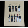 <p>JOS&Eacute; WASTH RODRIGUES (S&atilde;o Paulo, 1891 - Rio de Janeiro, 1957) 32x23 cm. Aquareladas &agrave; m&atilde;o ESTAMPA N. 65 &mdash; ESTADO MAIOR GENERAL &mdash; 1852: Marechal em grande gala; Brigadeiro, idem; Marechal de Campo, vogal de Conselho de Guerra, 2&ordm; fala; Marechal de Campo, segundo uniforme. ESTAMPA N. 66 &mdash; CORPOS ESPECIAES - 1852: Capit&atilde;o de Engenheiros, grande gala; Major do Estado Maior de 1&ordf; Classe, grande gala; Tenente do mesmo corpo, segundo uniforme; Tenente-Coronel de Engenheiros, idem. Impresso em Paris, ano 1922:A. FERROUD. -F. FERROUD, Succ. 127, Boulevard Saint German, 127. Um exaustivo e valoroso trabalho consagrado como um dos maiores cl&aacute;ssicos relacionados ao tema. Rar&iacute;ssima obra da qual foram editadas apenas 500 unidades e aquareladas &agrave; m&atilde;o. A Cole&ccedil;&atilde;o Iconogr&aacute;fica Uniformes Militares comp&otilde;e o Arquivo Hist&oacute;rico do Museu Hist&oacute;rico Nacional. O pintor Jos&eacute; Wasth Rodrigues foi um grande historiador e estudioso da arquitetura colonial no Brasil. Seus estudos do in&iacute;cio do s&eacute;culo 20 foram incorporados ao livro &ldquo;Document&aacute;rio Arquitet&ocirc;nico&rdquo;, no qual o autor se dedica &agrave; complexidade do patrim&ocirc;nio nacional. Publicado pela primeira vez em 1940, o estudo re&uacute;ne uma s&eacute;rie de elementos que podem ser vistos tamb&eacute;m nas obras do acervo do Museu do Ipiranga.</p>