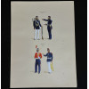 <p>JOS&Eacute; WASTH RODRIGUES (S&atilde;o Paulo, 1891 - Rio de Janeiro, 1957) 32x23 cm. Aquareladas &agrave; m&atilde;o ESTAMPA N. 83 &mdash; BATALHOES DE ENGENHARIA - 1855: Pra&ccedil;a de pret, pequeno uniforme; Cabo de Esquadra, idem. ESTAMPA N. 84&mdash;1&deg; BATALH&Atilde;O DE ARTILHARIA A P&Eacute;&mdash;1854: Musico, grande gala; Musico, uniforme commum. Impresso em Paris, ano 1922:A. FERROUD. - F. FERROUD, Succ. 127, Boulevard Saint German, 127. Um exaustivo e valoroso trabalho consagrado como um dos maiores cl&aacute;ssicos relacionados ao tema. Rar&iacute;ssima obra da qual foram editadas apenas 500 unidades e aquareladas &agrave; m&atilde;o. A Cole&ccedil;&atilde;o Iconogr&aacute;fica Uniformes Militares comp&otilde;e o Arquivo Hist&oacute;rico do Museu Hist&oacute;rico Nacional. O pintor Jos&eacute; Wasth Rodrigues foi um grande historiador e estudioso da arquitetura colonial no Brasil. Seus estudos do in&iacute;cio do s&eacute;culo 20 foram incorporados ao livro &ldquo;Document&aacute;rio Arquitet&ocirc;nico&rdquo;, no qual o autor se dedica &agrave; complexidade do patrim&ocirc;nio nacional. Publicado pela primeira vez em 1940, o estudo re&uacute;ne uma s&eacute;rie de elementos que podem ser vistos tamb&eacute;m nas obras do acervo do Museu do Ipiranga.</p>