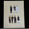 <p>JOS&Eacute; WASTH RODRIGUES (S&atilde;o Paulo, 1891 - Rio de Janeiro, 1957) 32x23 cm. Aquareladas &agrave; m&atilde;o ESTAMPA N. 161 &mdash; CORPO DE SAUDE - 1893: a) Alferes Pharmaceutico em segundo uniforme; b) Major Medico, idem; c) Alferes Pharmaceutico, idem. ESTAMPA N. 162 &mdash;ESTADO MAIOR GENERAL &mdash; 1894: a) Marechal, primeiro uniforme; b) General de Brigada, segundo; c) Idem, terceiro; d) Idem, Inspector de Saude, quarto. Impresso em Paris, ano 1922: A. FERROUD. - F. FERROUD, Succ. 127, Boulevard Saint German, 127. Um exaustivo e valoroso trabalho consagrado como um dos maiores cl&aacute;ssicos relacionados ao tema. Rar&iacute;ssima obra da qual foram editadas apenas 500 unidades e aquareladas &agrave; m&atilde;o. A Cole&ccedil;&atilde;o Iconogr&aacute;fica Uniformes Militares comp&otilde;e o Arquivo Hist&oacute;rico do Museu Hist&oacute;rico Nacional. O pintor Jos&eacute; Wasth Rodrigues foi um grande historiador e estudioso da arquitetura colonial no Brasil. Seus estudos do in&iacute;cio do s&eacute;culo 20 foram incorporados ao livro &ldquo;Document&aacute;rio Arquitet&ocirc;nico&rdquo;, no qual o autor se dedica &agrave; complexidade do patrim&ocirc;nio nacional. Publicado pela primeira vez em 1940, o estudo re&uacute;ne uma s&eacute;rie de elementos que podem ser vistos tamb&eacute;m nas obras do acervo do Museu do Ipiranga.</p>