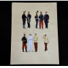<p>JOS&Eacute; WASTH RODRIGUES (S&atilde;o Paulo, 1891 - Rio de Janeiro, 1957) 32x23 cm. Aquareladas &agrave; m&atilde;o ESTAMPA N. 173&mdash;ESTADO MAIOR GENERAL, CORPOS ESPECIES E ARREGIMENTADOS&mdash;1894: General de Brigada, segundo uniforme; General de Divis&atilde;o, idem; Capit&atilde;o do, Estado Maior, idem; Capit&atilde;o de Infantaria, idem; Capit&atilde;o do Estado Maior, idem. ESTAMPA N. 174 &mdash; INFANTARIA &mdash; 1895: Tenente, primeiro uniforme; Capit&atilde;o, fardamento branco; Idem, fardamento de servi&ccedil;o interno; Soldado, uniforme commum. Impresso em Paris, ano 1922: A. FERROUD. - F. FERROUD, Succ. 127, Boulevard Saint German, 127. Um exaustivo e valoroso trabalho consagrado como um dos maiores cl&aacute;ssicos relacionados ao tema. Rar&iacute;ssima obra da qual foram editadas apenas 500 unidades e aquareladas &agrave; m&atilde;o. A Cole&ccedil;&atilde;o Iconogr&aacute;fica Uniformes Militares comp&otilde;e o Arquivo Hist&oacute;rico do Museu Hist&oacute;rico Nacional. O pintor Jos&eacute; Wasth Rodrigues foi um grande historiador e estudioso da arquitetura colonial no Brasil. Seus estudos do in&iacute;cio do s&eacute;culo 20 foram incorporados ao livro &ldquo;Document&aacute;rio Arquitet&ocirc;nico&rdquo;, no qual o autor se dedica &agrave; complexidade do patrim&ocirc;nio nacional. Publicado pela primeira vez em 1940, o estudo re&uacute;ne uma s&eacute;rie de elementos que podem ser vistos tamb&eacute;m nas obras do acervo do Museu do Ipiranga.</p>
