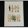 <p>JOS&Eacute; WASTH RODRIGUES (S&atilde;o Paulo, 1891 - Rio de Janeiro, 1957) 32x23 cm. Aquareladas &agrave; m&atilde;o ESTAMPA N. 203 &mdash; 1915: Official de Infantaria em fardamento de parada; Idem em fardamento de campanha, no Contestado; Corneteiro, idem; Sargento de Obuzeiros, pequeno uniforme. ESTAMPA N. 204-1916: General de Divis&atilde;o, uniforme de brim; General de Brigada, uniforme de flanella; Capit&atilde;o Ajudante de Infantaria, de capote: Tenente de Cavallaria; Tambor de Infantaria, uniforme de brim kaki: Soldado de Cavallaria, idem. Impresso em Paris, ano 1922: A. FERROUD. - F. FERROUD, Succ. 127, Boulevard Saint German, 127. Um exaustivo e valoroso trabalho consagrado como um dos maiores cl&aacute;ssicos relacionados ao tema. Rar&iacute;ssima obra da qual foram editadas apenas 500 unidades e aquareladas &agrave; m&atilde;o. A Cole&ccedil;&atilde;o Iconogr&aacute;fica Uniformes Militares comp&otilde;e o Arquivo Hist&oacute;rico do Museu Hist&oacute;rico Nacional. O pintor Jos&eacute; Wasth Rodrigues foi um grande historiador e estudioso da arquitetura colonial no Brasil. Seus estudos do in&iacute;cio do s&eacute;culo 20 foram incorporados ao livro &ldquo;Document&aacute;rio Arquitet&ocirc;nico&rdquo;, no qual o autor se dedica &agrave; complexidade do patrim&ocirc;nio nacional. Publicado pela primeira vez em 1940, o estudo re&uacute;ne uma s&eacute;rie de elementos que podem ser vistos tamb&eacute;m nas obras do acervo do Museu do Ipiranga.</p>