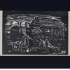 <p>Oswaldo Goeldi Med. 14 x 23 cm. Clicheria, para as ilustra&ccedil;&otilde;es do livro Recorda&ccedil;&otilde;es da Casa dos Mortos de Dostoi&eacute;vski. Embora Goeldi tenha criado as obras originalmente como xilogravuras em madeira, a clicheria met&aacute;lica que reproduzia fielmente o desenho entalhado</p>