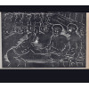<p>Oswaldo Goeldi Med. 14 x 23 cm. Clicheria, para as ilustra&ccedil;&otilde;es do livro Recorda&ccedil;&otilde;es da Casa dos Mortos de Dostoi&eacute;vski. Embora Goeldi tenha criado as obras originalmente como xilogravuras em madeira, a clicheria met&aacute;lica que reproduzia fielmente o desenho entalhado</p>