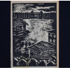 <p>Oswaldo Goeldi Med. 14 x 23 cm. Clicheria, para as ilustra&ccedil;&otilde;es do livro Recorda&ccedil;&otilde;es da Casa dos Mortos de Dostoi&eacute;vski. Embora Goeldi tenha criado as obras originalmente como xilogravuras em madeira, a clicheria met&aacute;lica que reproduzia fielmente o desenho entalhado</p>