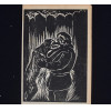 <p>Oswaldo Goeldi Med. 14 x 23 cm. Clicheria, para as ilustra&ccedil;&otilde;es do livro Recorda&ccedil;&otilde;es da Casa dos Mortos de Dostoi&eacute;vski. Embora Goeldi tenha criado as obras originalmente como xilogravuras em madeira, a clicheria met&aacute;lica que reproduzia fielmente o desenho entalhado</p>