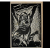 <p>Oswaldo Goeldi Med. 14 x 23 cm. Clicheria, para as ilustra&ccedil;&otilde;es do livro Recorda&ccedil;&otilde;es da Casa dos Mortos de Dostoi&eacute;vski. Embora Goeldi tenha criado as obras originalmente como xilogravuras em madeira, a clicheria met&aacute;lica que reproduzia fielmente o desenho entalhado</p>