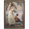 PEDRO BRUNO (1888-1949)<br />ÓLEO SOBRE TELA<br />MULHER E DUAS CRIANÇAS A BEIRA D'ÁGUA.<br />124 X 85 CM./ 138 X 98 CM.<br /><br />Pedro Bruno, um prodígio da arte desde a tenra idade, iniciou sua jornada artística aos seis anos com Giovanni Battista Castagneto. Sua carreira meteórica levou a estudar música e arte em conservatórios renomados na Europa e no Brasil. Com talento excepcional, conquistou prêmios e reconhecimento em exposição de Belas Artes, destacando-se pela precocidade e maestria em suas obras. Seu legado artístico inclui obras icônicas como Gonçalves Dias e Pátria, esta última imortalizada na nota de 200 cruzados novos. Pedro Bruno deixou sua marca não apenas no Brasil, mas também na Itália, com obras em museus renomados. Sua influência perdura, sendo homenageado com um busto em Paquetá e uma rua em São Paulo em sua memória. PEDRO BRUNO (1888-1949)<br />ÓLEO SOBRE TELA<br />MULHER E DUAS CRIANÇAS A BEIRA D'ÁGUA.<br />124 X 85 CM./ 138 X 98 CM.<br /><br />Pedro Bruno, um prodígio da arte desde a tenra idade, iniciou sua jornada artística aos seis anos com Giovanni Battista Castagneto. Sua carreira meteórica levou a estudar música e arte em conservatórios renomados na Europa e no Brasil. Com talento excepcional, conquistou prêmios e reconhecimento em exposição de Belas Artes, destacando-se pela precocidade e maestria em suas obras. Seu legado artístico inclui obras icônicas como Gonçalves Dias e Pátria, esta última imortalizada na nota de 200 cruzados novos. Pedro Bruno deixou sua marca não apenas no Brasil, mas também na Itália, com obras em museus renomados. Sua influência perdura, sendo homenageado com um busto em Paquetá e uma rua em São Paulo em sua memória.