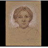 <p>EDGAR WALTER (1917 &ndash; 1994) DESENHO CRAYON TR6ES CORES, PAPEL CANSON CINZA. ROSTO DE MENINA. D&Eacute;CADA DE 1950. MED: 31 X 24 CM.</p>