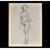<p>EDGAR WALTER (1917 &ndash; 1994) DESENHO MODELO VIVO ESTUDO ACAD&Ecirc;MICO MULHER NUA - D&Eacute;CADA DE 1950. MED: 30 X 23</p>