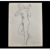 <p>EDGAR WALTER (1917 &ndash; 1994) DESENHO MODELO VIVO MULHER NUA ESCONDENDO O ROSTO. ESTUDO ACAD&Ecirc;MICO, D&Eacute;CADA DE 1950. MED: 30 X 22</p>