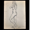 <p>EDGAR WALTER (1917 &ndash; 1994) DESENHO MODELO VIVO MULHER NUA ESCONDENDO O ROSTO, ESTUDO ACAD&Ecirc;MICO, D&Eacute;CADA DE 1950. MED: 30 X 22 CM.</p>